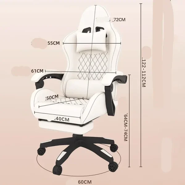 Modern Leather gaming chairs Room Waterproof Office Person Recliner Relax Design Reclining Armchairs Furniture Living Room - Image 5